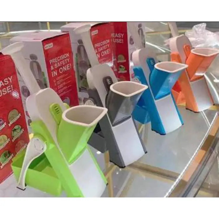 5 in 1 Mandoline Vegetable Slicer Food Chopper, Vegetable Cutter, Quick Fruit Dicer high quality (Random color)