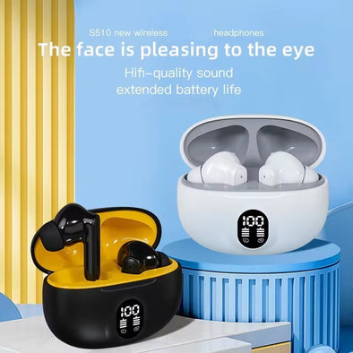 Stereo Wireless Earphones 895B – Bluetooth V5.4, Premium Deep Bass, Waterproof