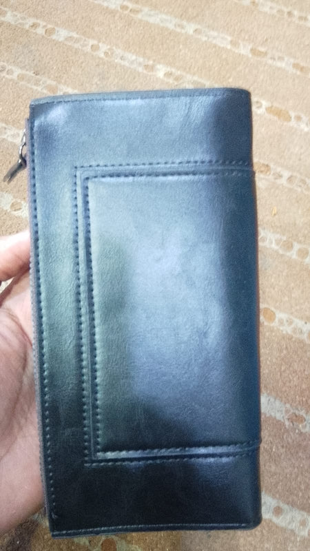 Premium Balisi Leather Long Wallet – Elegant Bi-Fold Business Clutch & Multi-Card Travel Organizer for Men