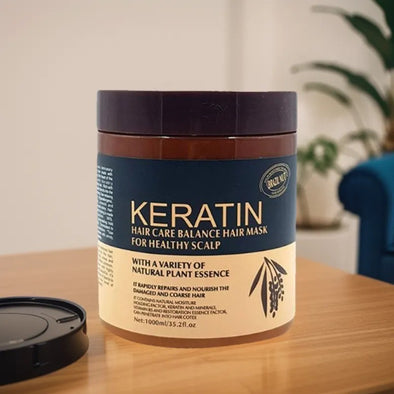 Keratin Hair Mask – Deep Repair & Strengthening Treatment | Nourishing Keratin Complex, Smooths Frizz,  (500ml)