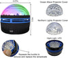 LED Starry Galaxy Projector Night Light Rotating Star Moon Lamp Bedroom Aurora Projector Light Atmosphere Decor Lamps Gift Light ( With Remote )