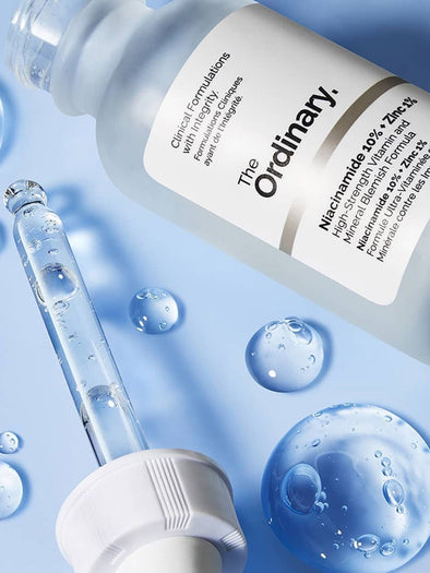 The Ordinary Niacinamide 10% + Zinc 1% Serum – 30ml High-Strength Vitamin & Mineral Blemish Formula for Oil Control, Skin Brightening, and Clear, Radiant Complexion