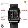 Original Skmei 1868 Boys New Style Design Famous Watch Digital Analog Mens Wrist Watches for Men Luxury Watch - Without Box - Full Black